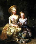 eisabeth Vige-Lebrun, Portrait of Madame Royale and Louis Joseph